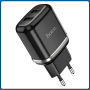 Зарядное устройство USB×2 с поддержкой быстрой зарядки и кабелем USB-microUSB Hoco N4 Aspiring