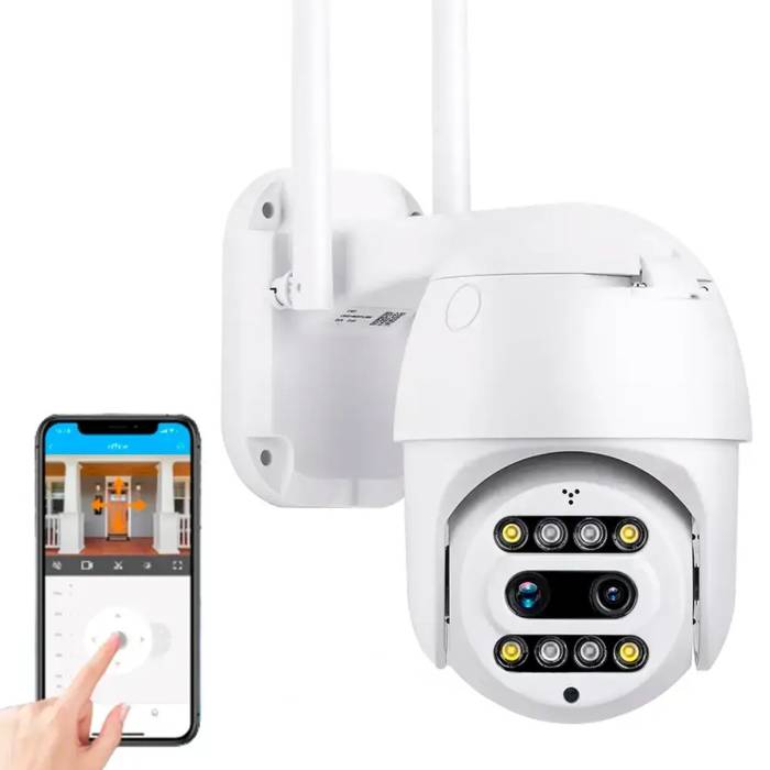 Уличная камера видеонаблюдения HD1080P 2 мп WiFi TZ Outdoor Camera CF26 / Поворотная камера наблюдения