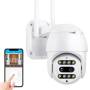 Уличная камера видеонаблюдения HD1080P 2 мп WiFi TZ Outdoor Camera CF26 / Поворотная камера наблюдения