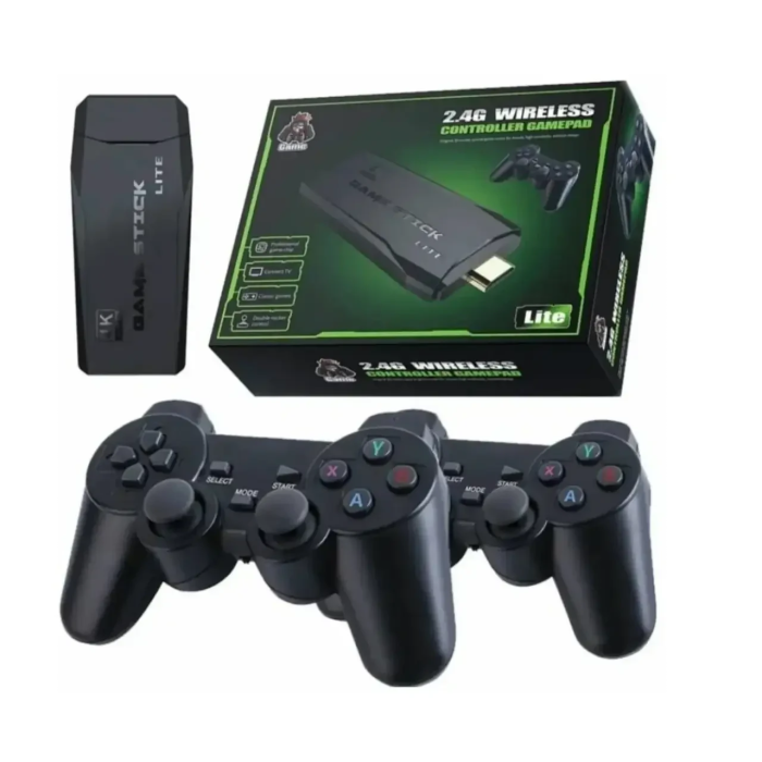 Ігрова приставка Game Stick Lite M8 64G на 10000 ігор + 2 бездротові джойстики