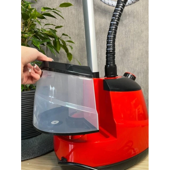 Отпариватель вертикальный для одежды Garment Steamer 2000W Красный Паровой утюг для всех видов ткани