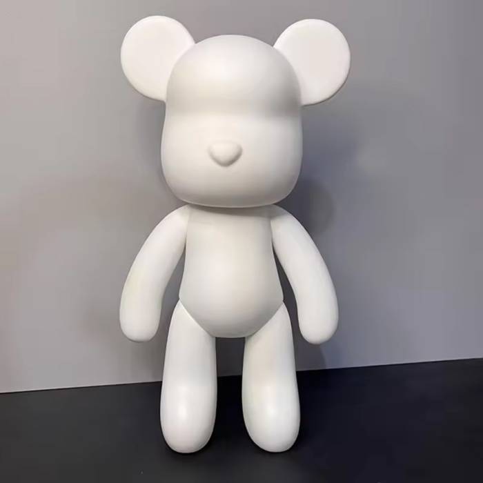 Набор для творчества с красками Медвежонок 23 см BOSHO Bear YELLOW Флюидный Мишка и 3 краски в комплекте