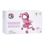Прогулочная коляска для куклы с козырьком и подстаканником FiVEoNiNE T715022 Розовый