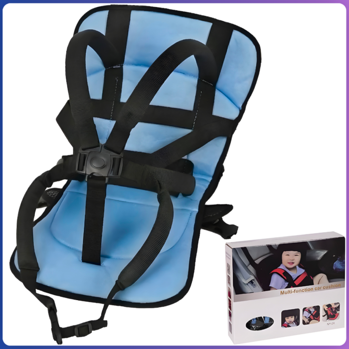 Детское бескаркасное автокресло с пятиточечными ремнями MULTI FUNCTION CAR CUSHION NY-26/TV-15
